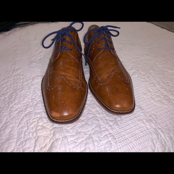 Cole Haan size10 Brown Wingtips shoes - Picture 5 of 7